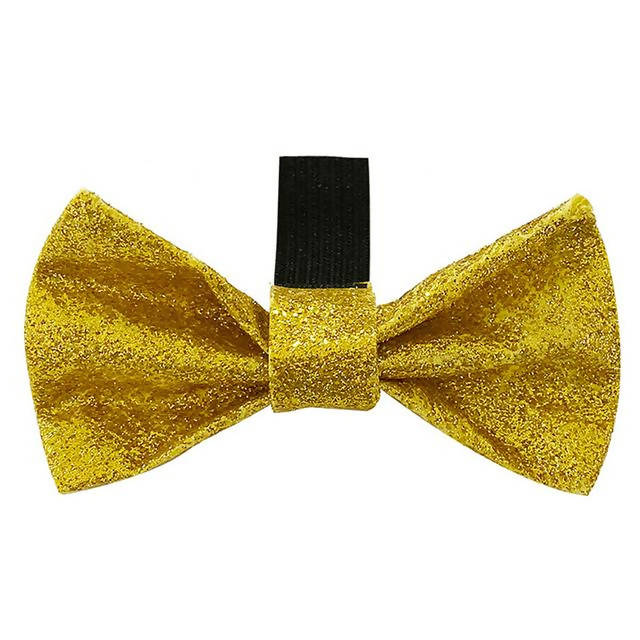 Whimsical Collection Gold Bow Tie