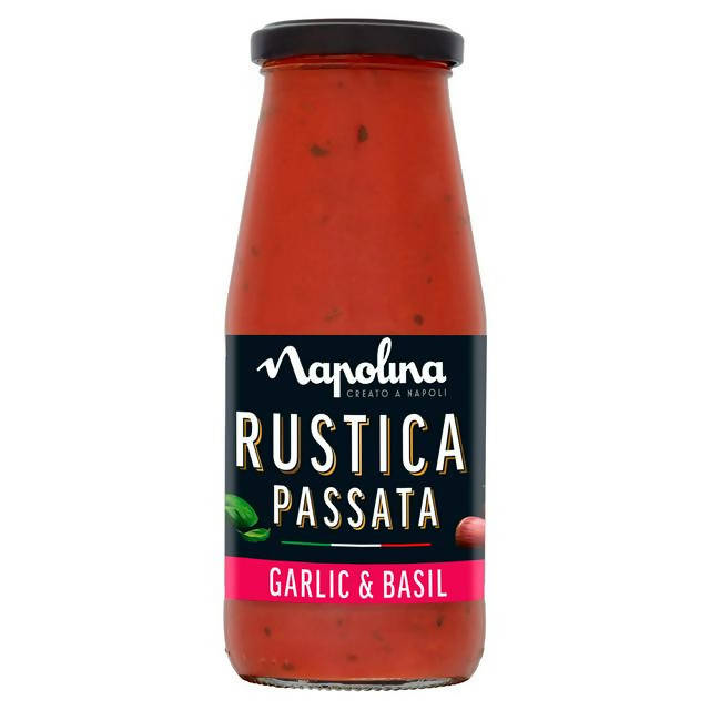 Napolina Rustica Passata Garlic & Basil 430g Italian Sainsburys   