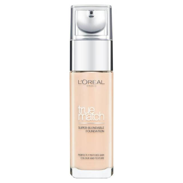 L'Oreal Paris True Match Foundation 3.N Creamy Beige 30ml All Sainsburys   