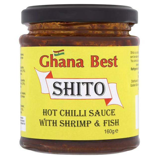 Ghana Best Shito Hot Chilli Sauce with Shrimp & Fish 160g