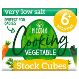 Piccolo Organic Cooking Stock Cubes Vegetable 6 x 8g 6 Months+ baby meals Sainsburys   