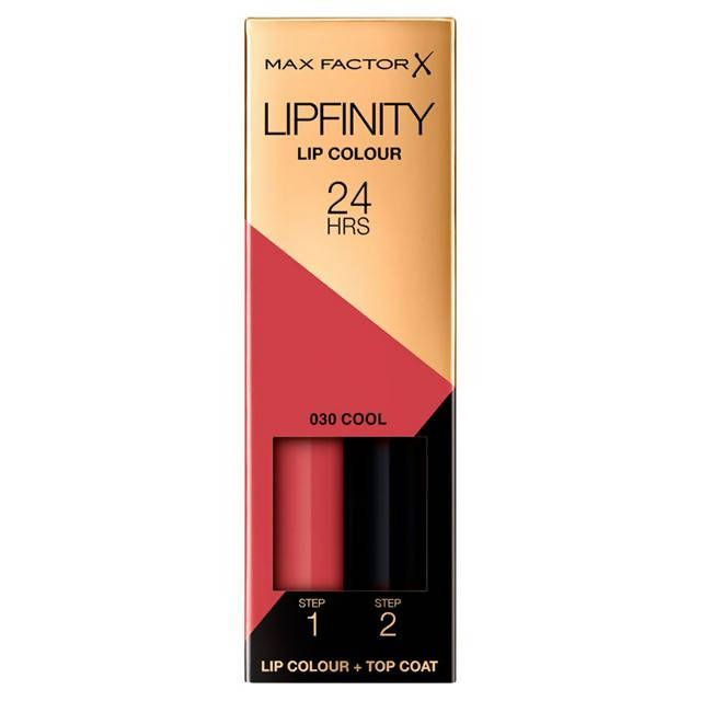 Max Factor Lipfinity Lip Colour Lipstick, 2-step Long Lasting, 030 Cool All Sainsburys   