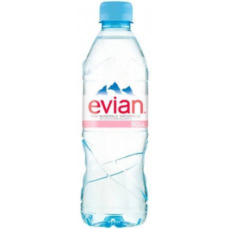 EVIAN MINERAL WATER 24 X 50CL