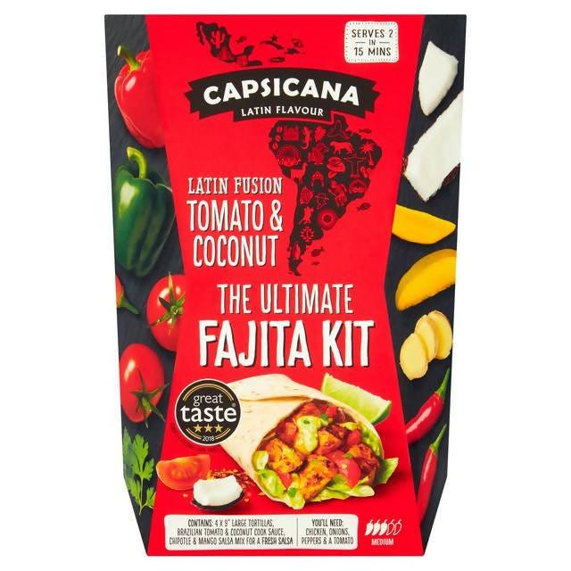 Capsicana The Ultimate Fajita Kit Latin Fusion Tomato & Coconut 385g