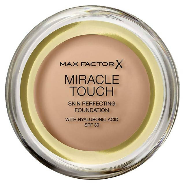 Max Factor Miracle Touch Foundation with Hyaluronic Acid 80 Bronze 11.5g All Sainsburys   