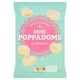 Sainsbury's Mini Poppadums 100g Sharing crisps Sainsburys   