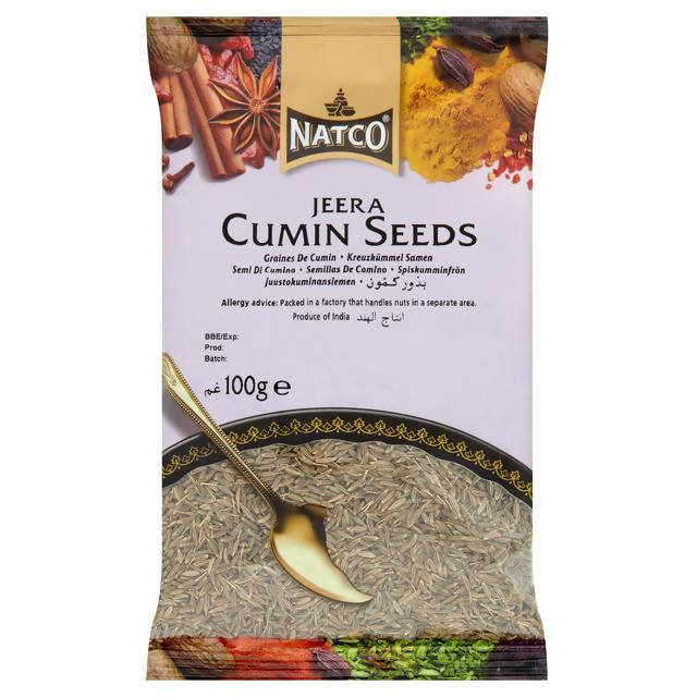 Natco Cumin Seeds (jeera) 100g Asian Sainsburys   