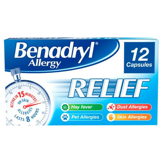 Benadryl Allergy Relief x12 - McGrocer