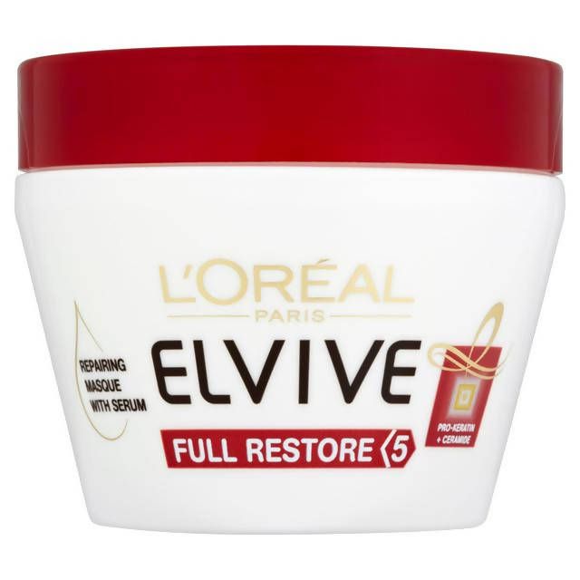 L'Oreal Elvive Full Restore 5 Damaged Hair Masque 300ml PERSONAL CARE Sainsburys   