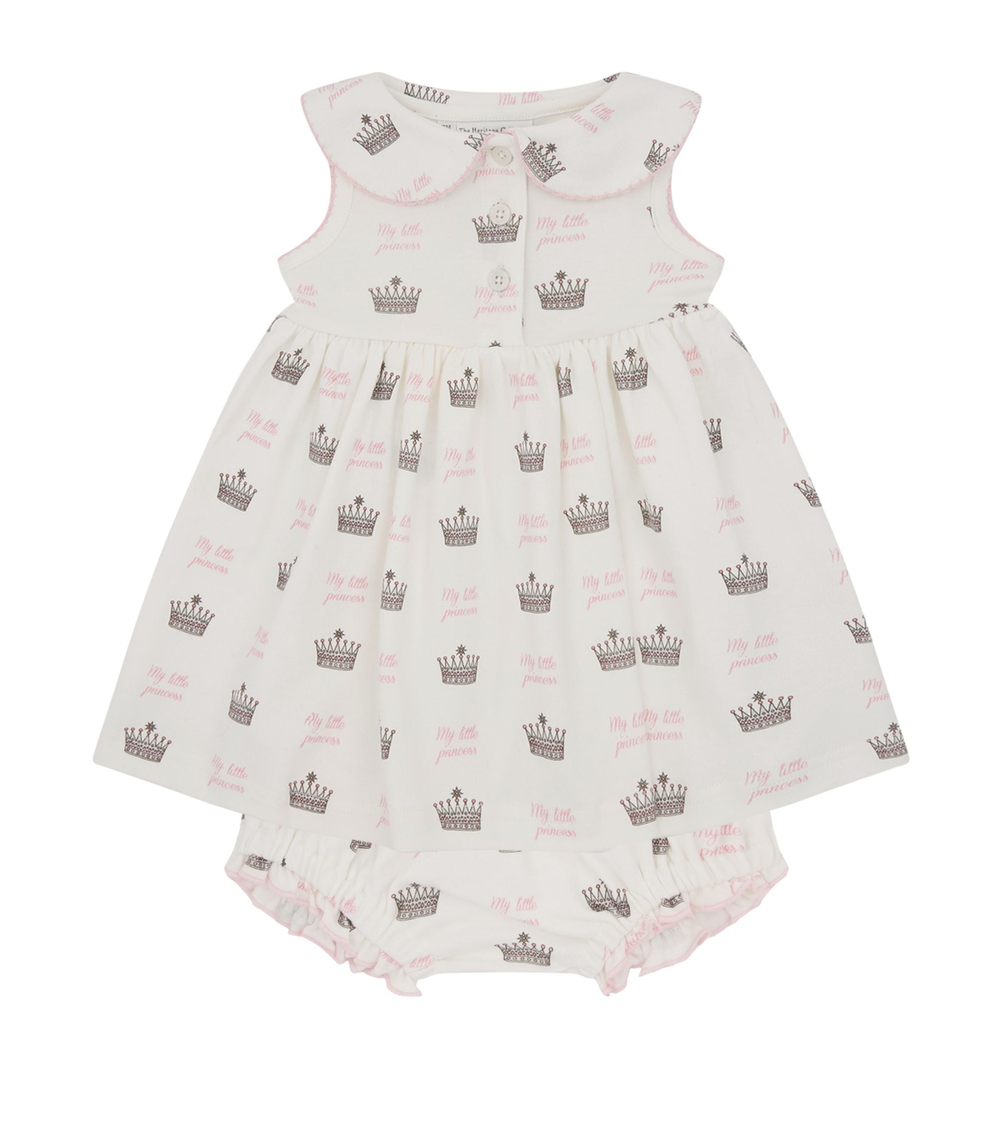 RR PRINCESS CROWN PRT DRESS GOODS Harrods   