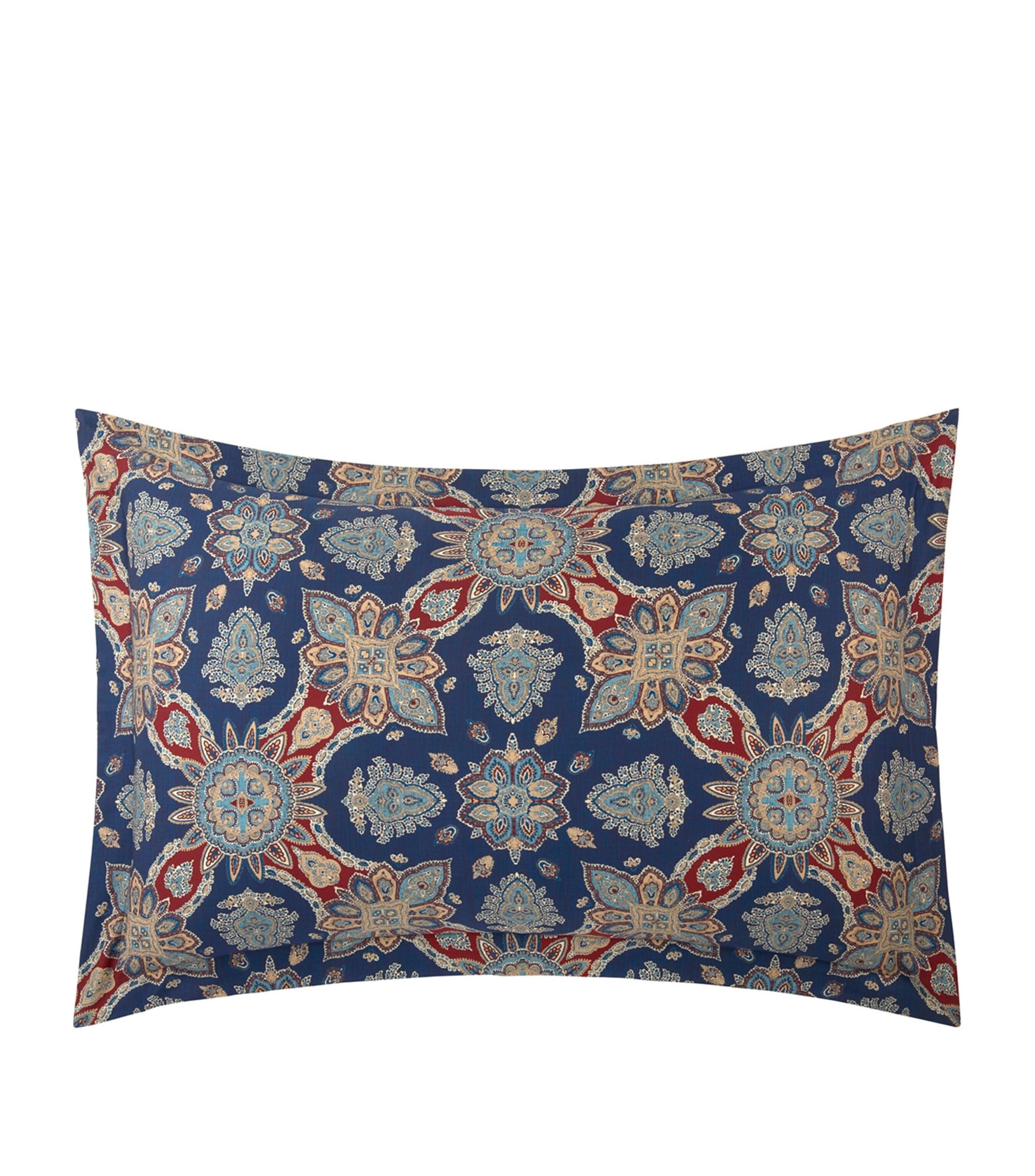 Archer Foulard Oxford Pillow Sham (50cm x 75cm) GOODS Harrods   