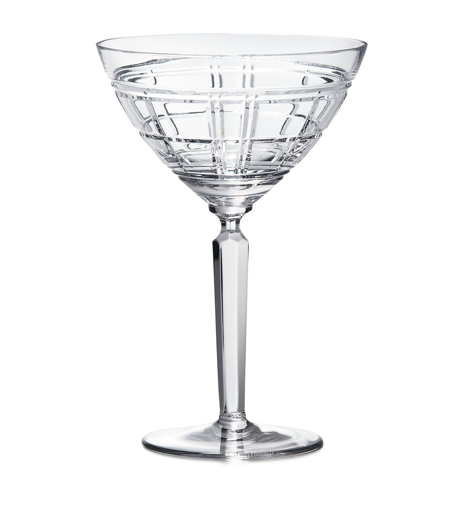 Hudson Plaid Martini Glass