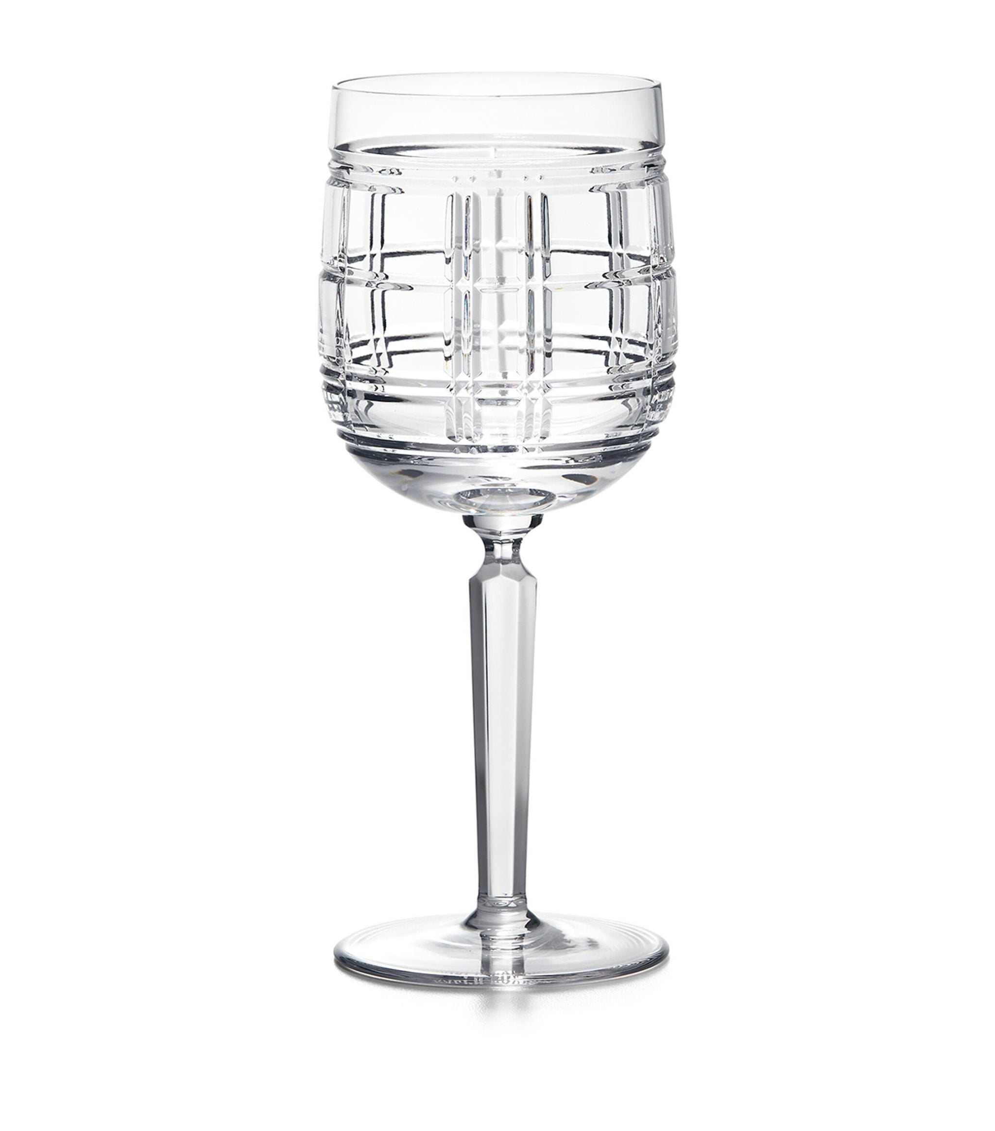 Hudson Plaid Red Wine Glass GOODS Harrods   