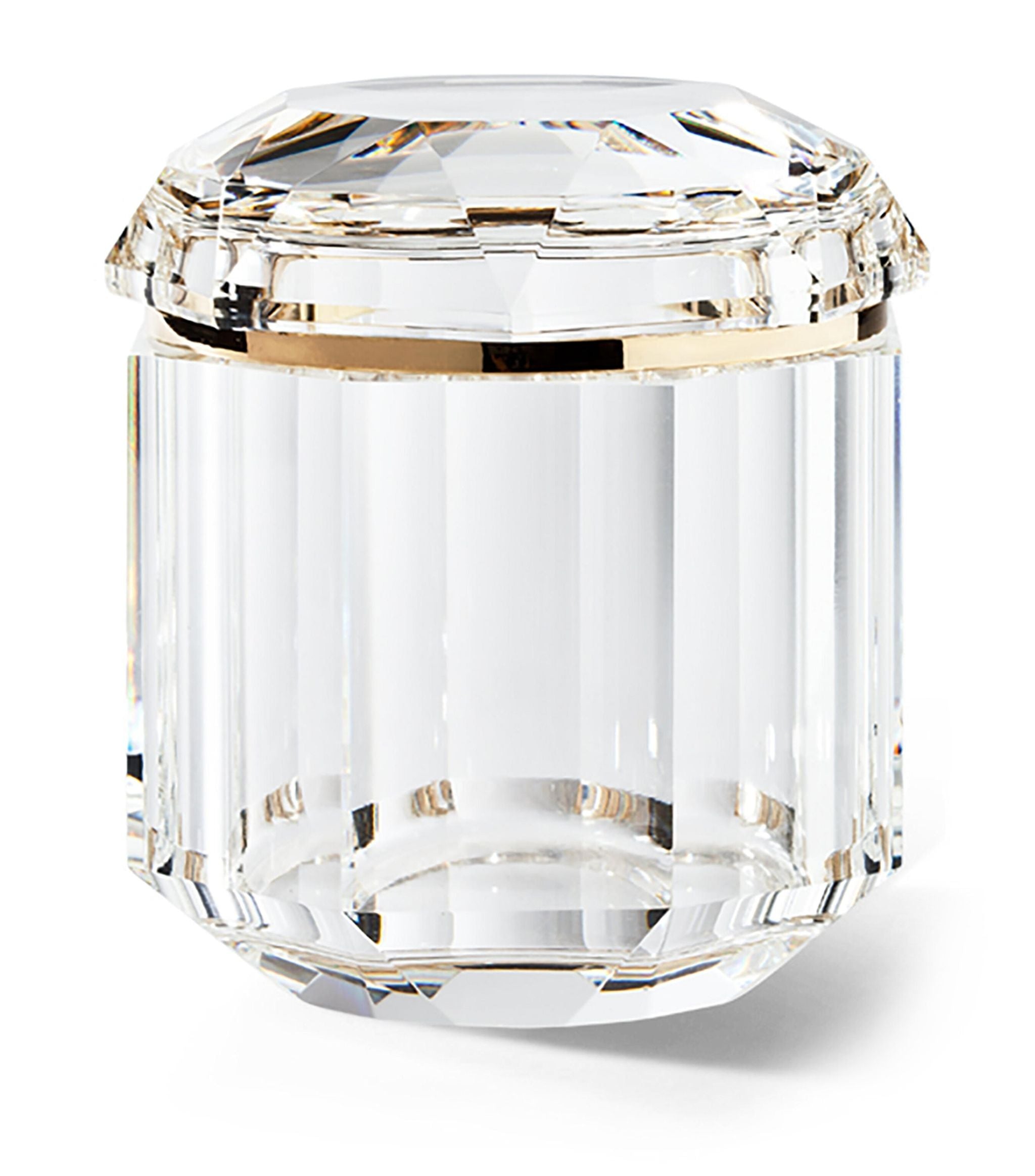 Large Crystal Leigh Jar (14cm) GOODS Harrods   