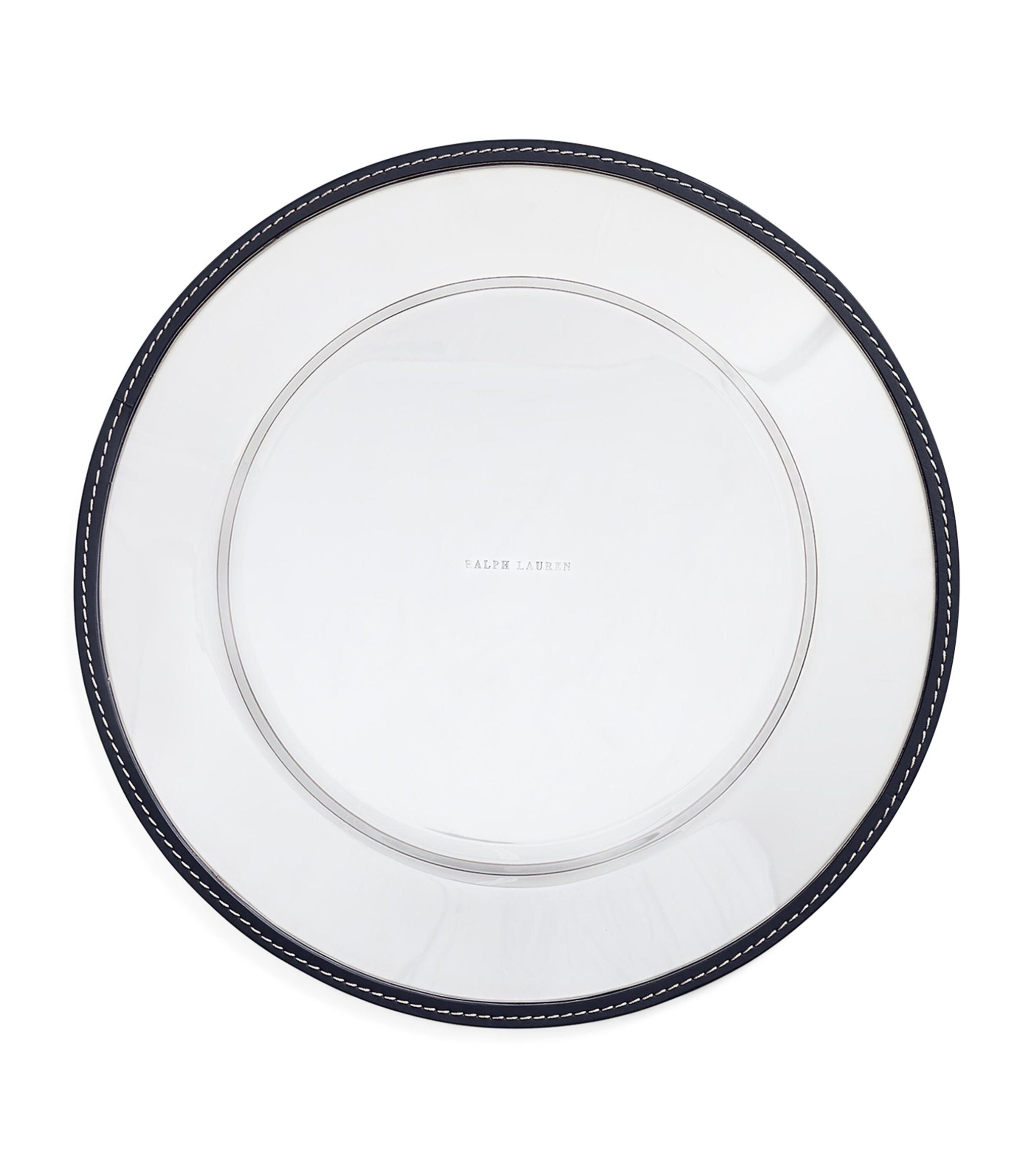 Leather Wyatt Charger Plate (34.5cm) GOODS Harrods   