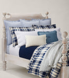 Linden Plaid King Duvet Cover (240cm x 220cm) GOODS Harrods   