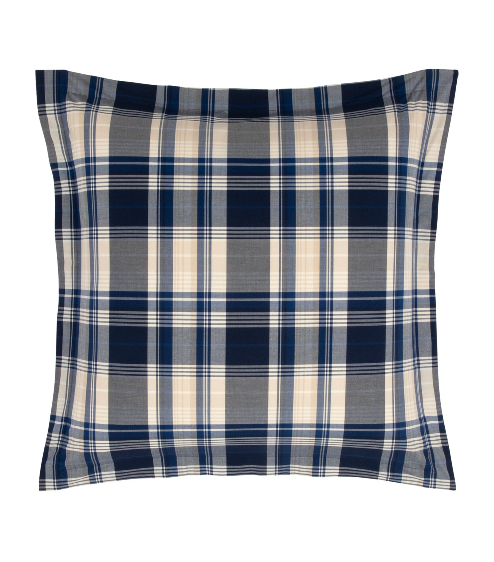 Linden Plaid Square Oxford Pillowcase (65cm x65cm) GOODS Harrods   