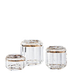 Medium Crystal Leigh Jar (12cm) GOODS Harrods   