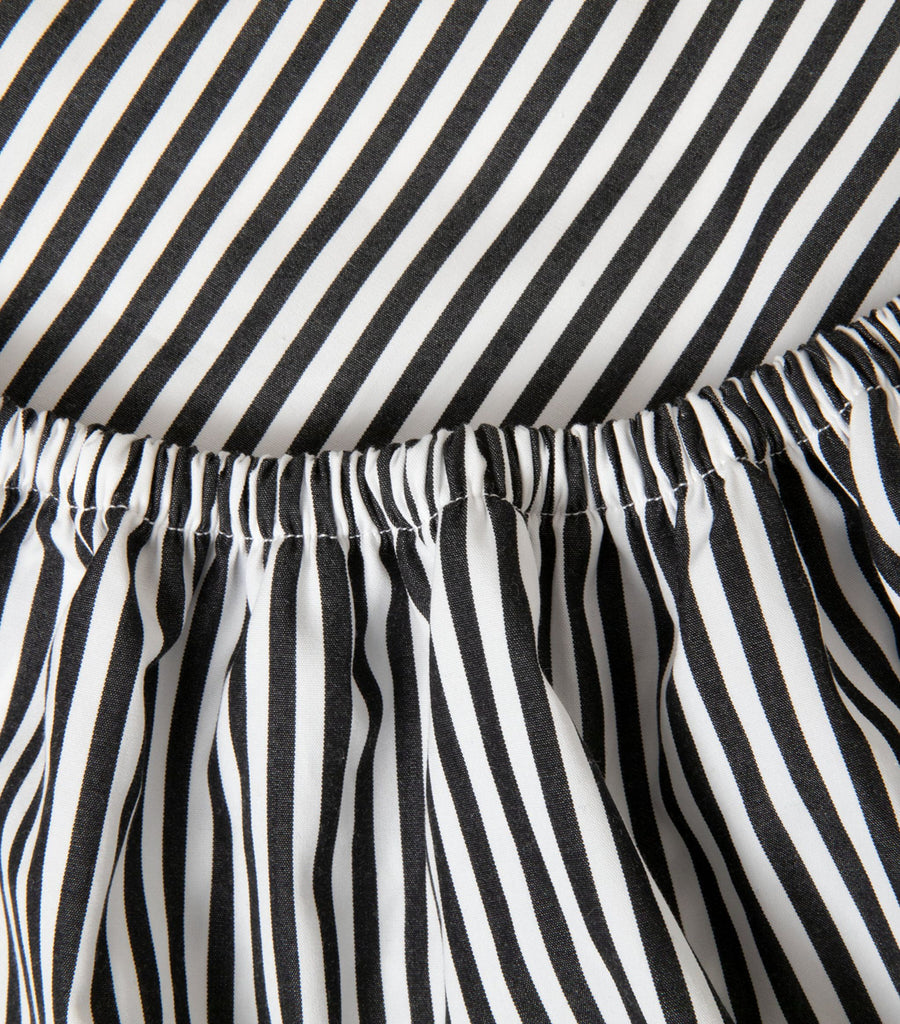 Shirting Stripe King Fitted Sheet (150cm x 200cm)