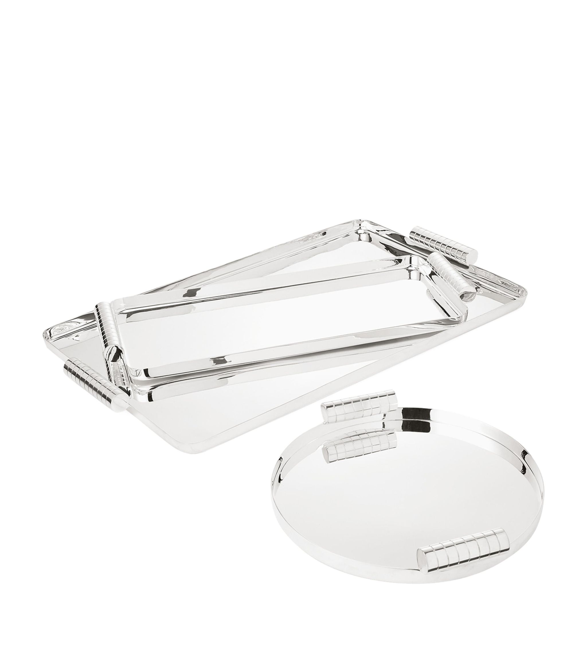 Silver-Plated Montgomery Tray (30cm) GOODS Harrods   