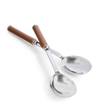 Stainless Steel Wyatt Salad Servers GOODS Harrods   