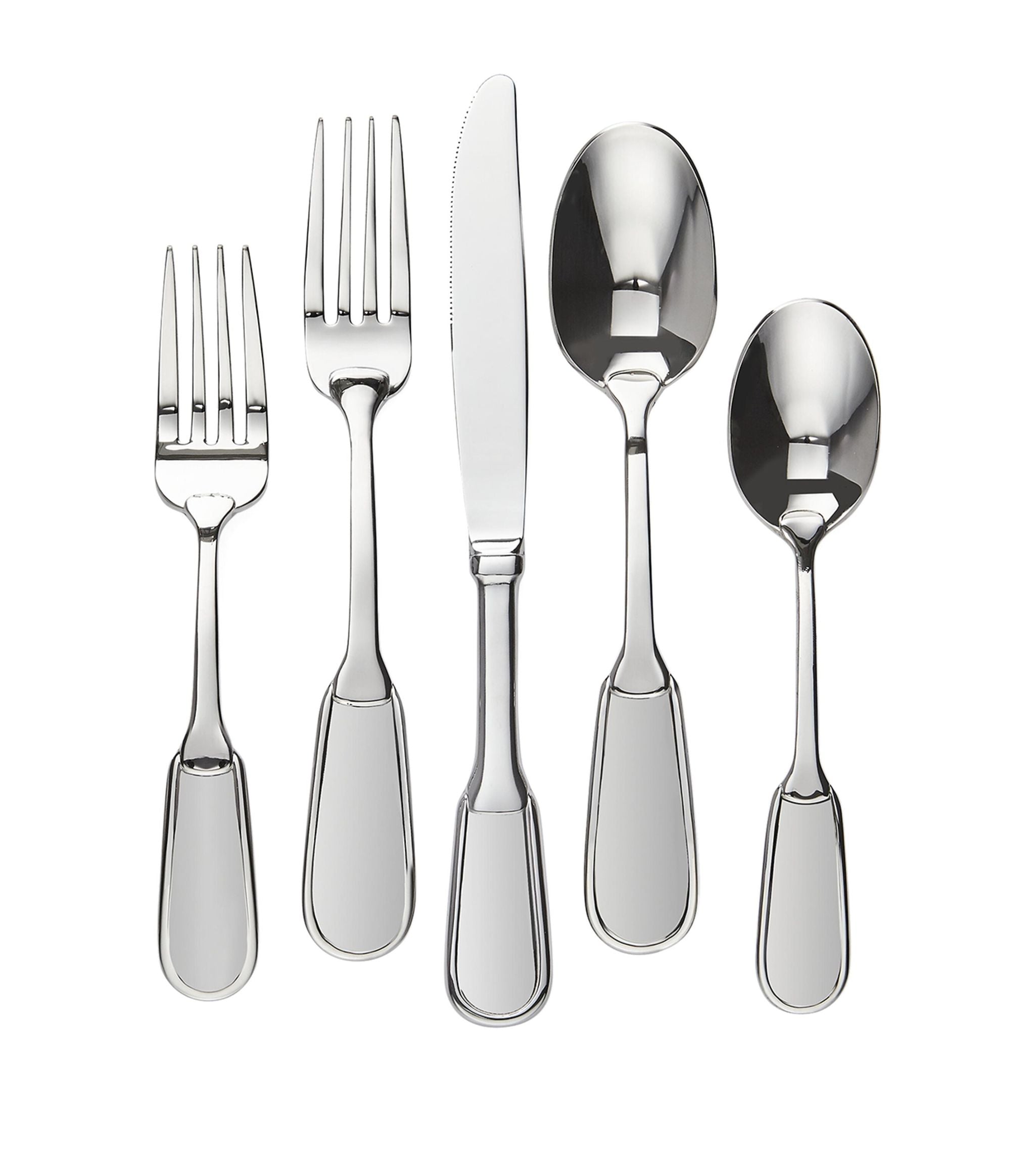 Wentworth Stainless Steel 5-Piece Cutlery Set GOODS Harrods   