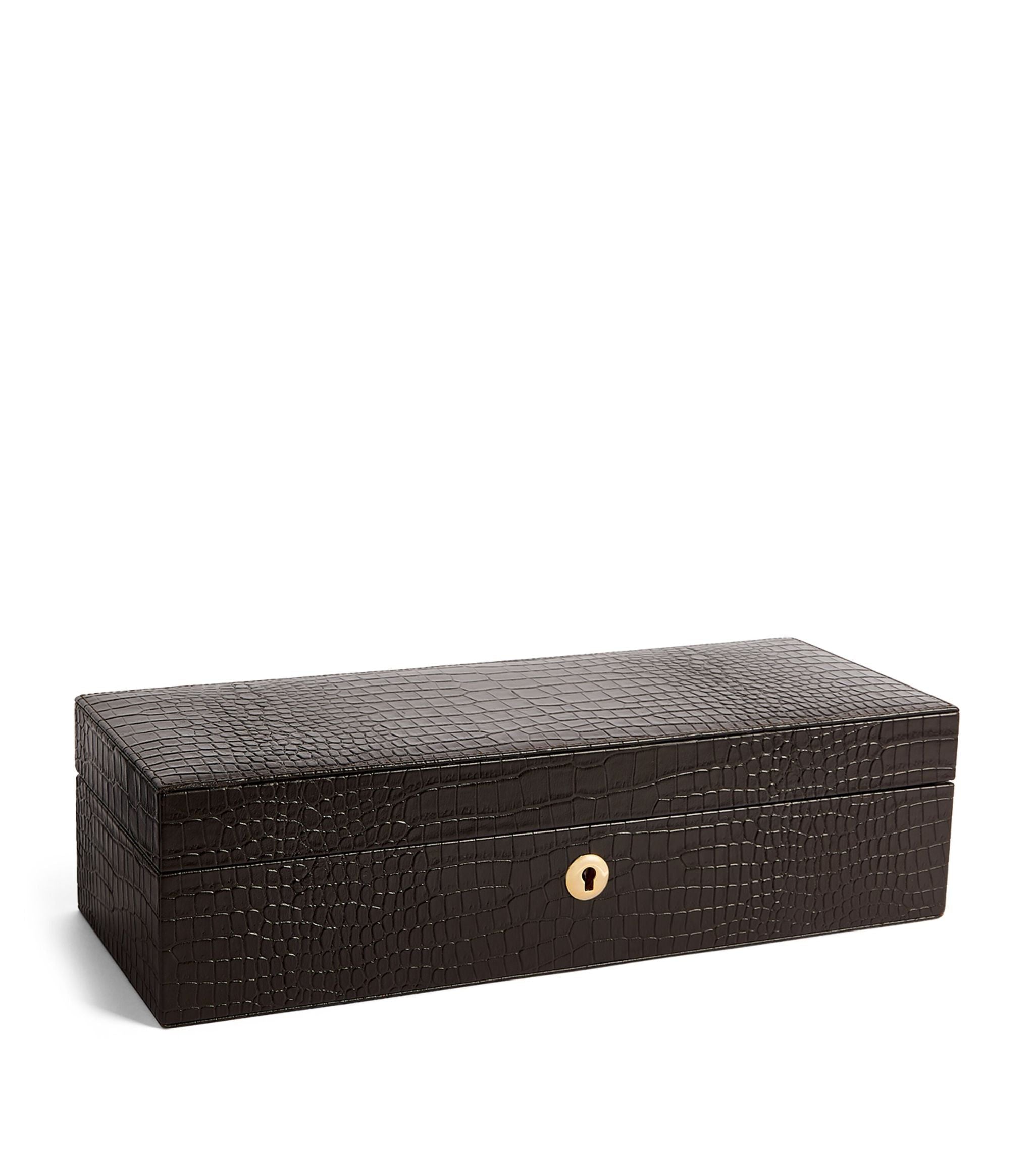 Leather Brompton 5 Watch Box GOODS Harrods   