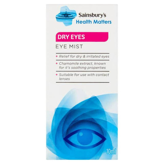 Sainsbury's Dry Eye Mist 10ml eye & contact lens care Sainsburys   