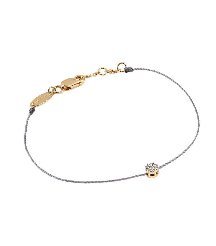 Yellow Gold and Diamond Illusion Bracelet