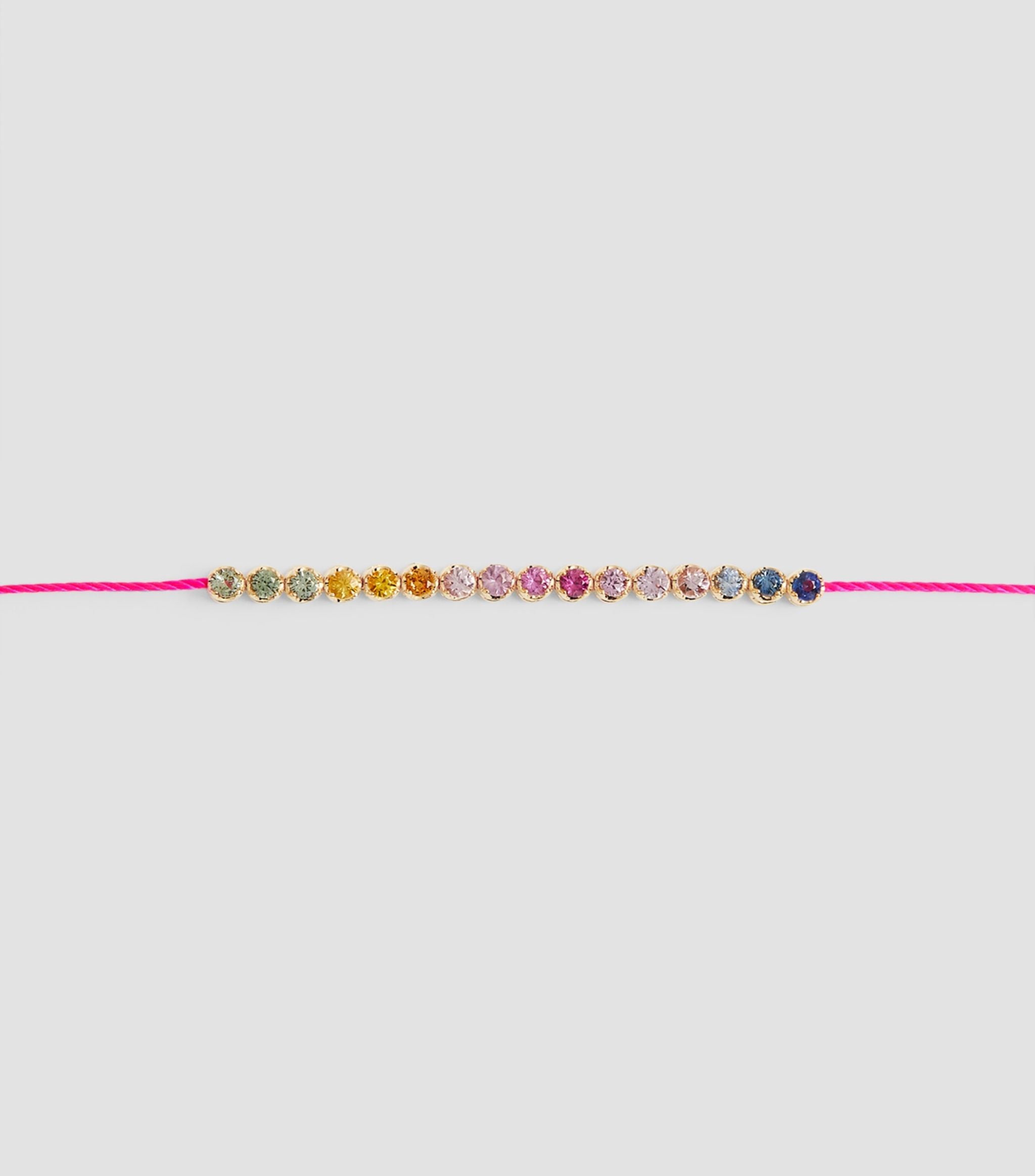 Yellow Gold and Sapphire Marilyn Rainbow Bracelet Miscellaneous Harrods   