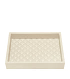 Quilted Leather Tray (18cm x 24cm) GOODS Harrods   