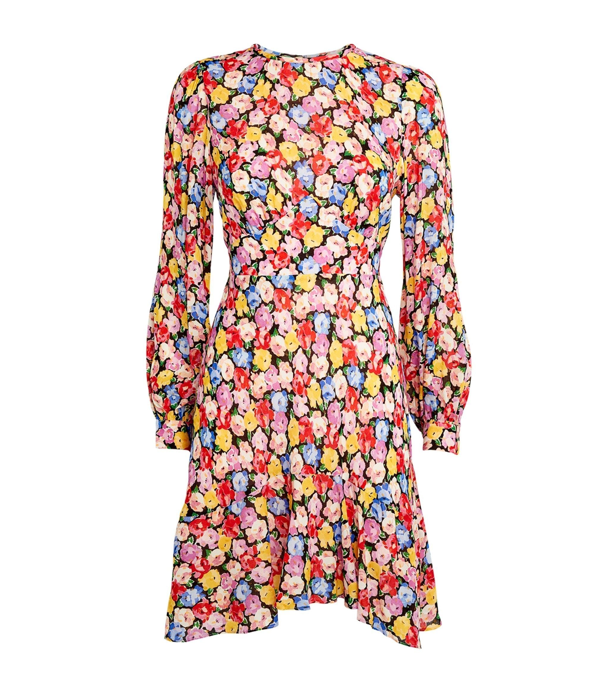 Floral Print Edith Mini Dress GOODS Harrods   