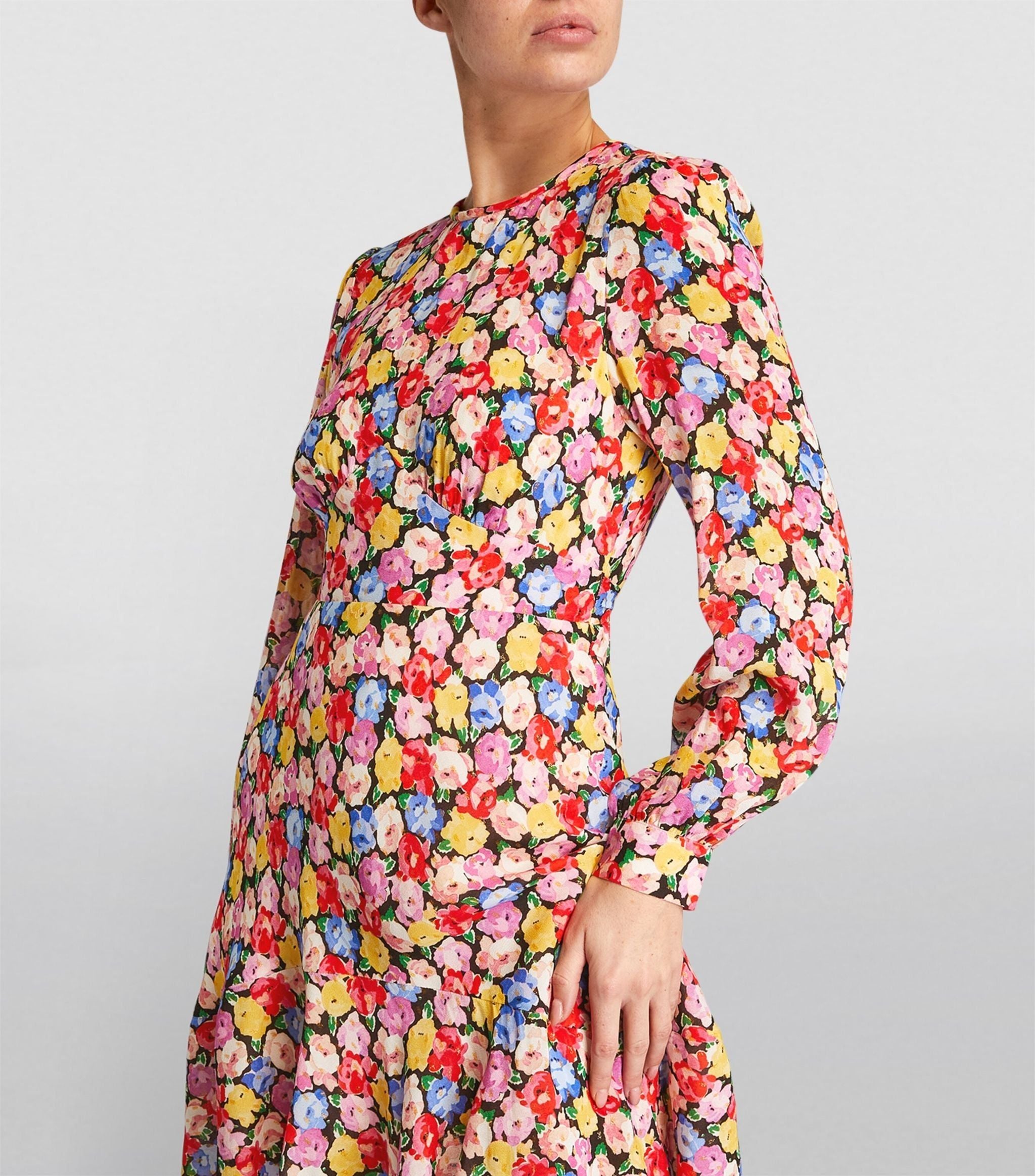 Floral Print Edith Mini Dress GOODS Harrods   