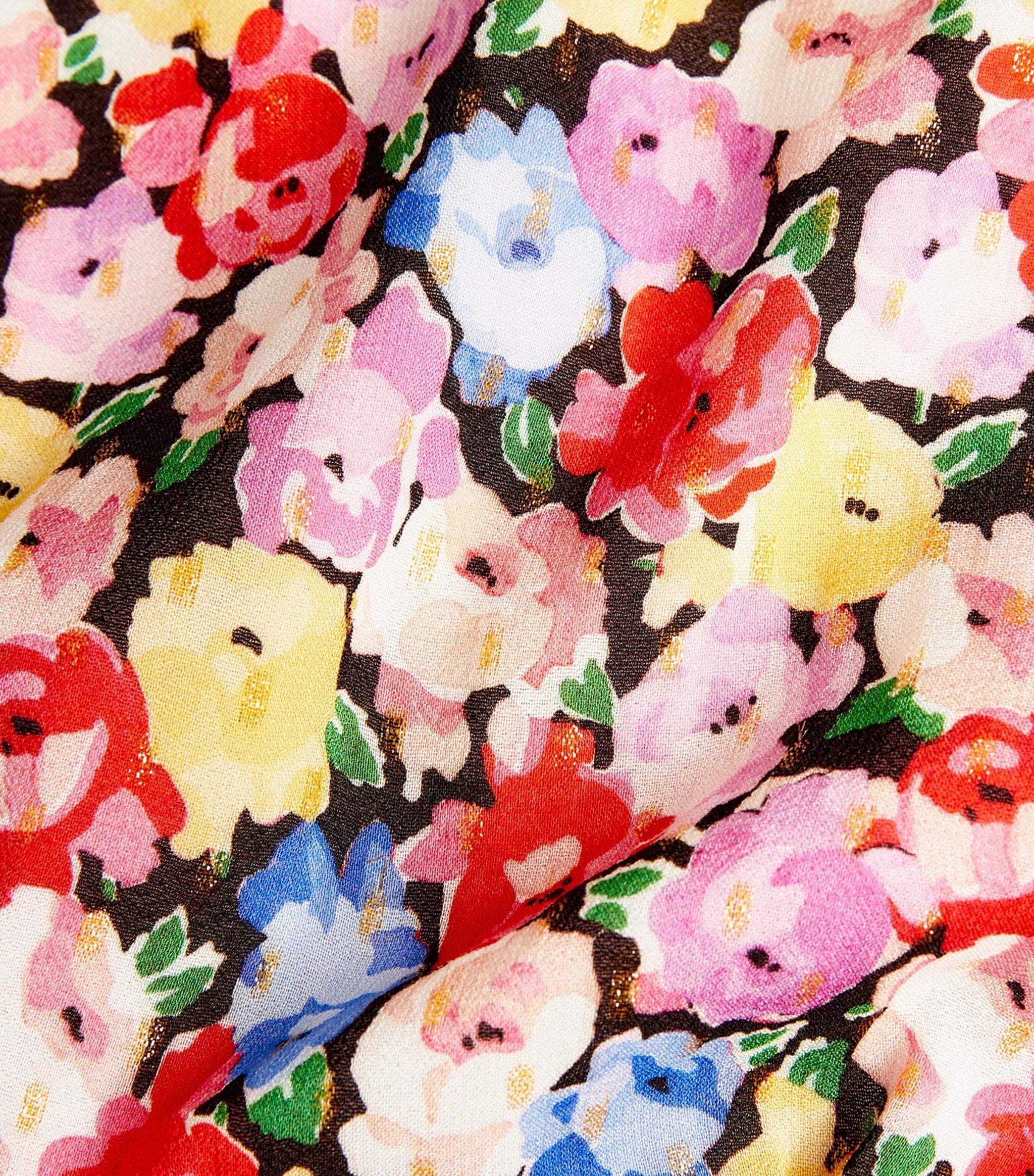 Floral Print Edith Mini Dress GOODS Harrods   