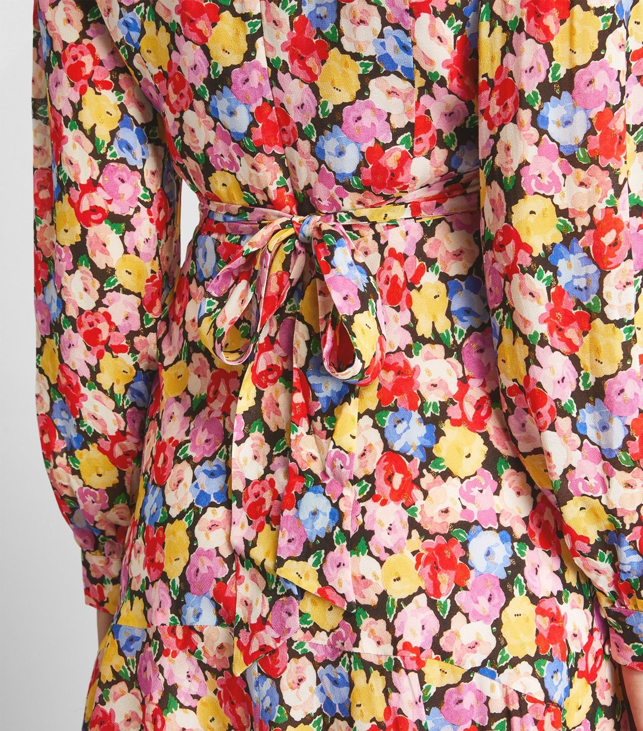 Floral Print Edith Mini Dress GOODS Harrods   