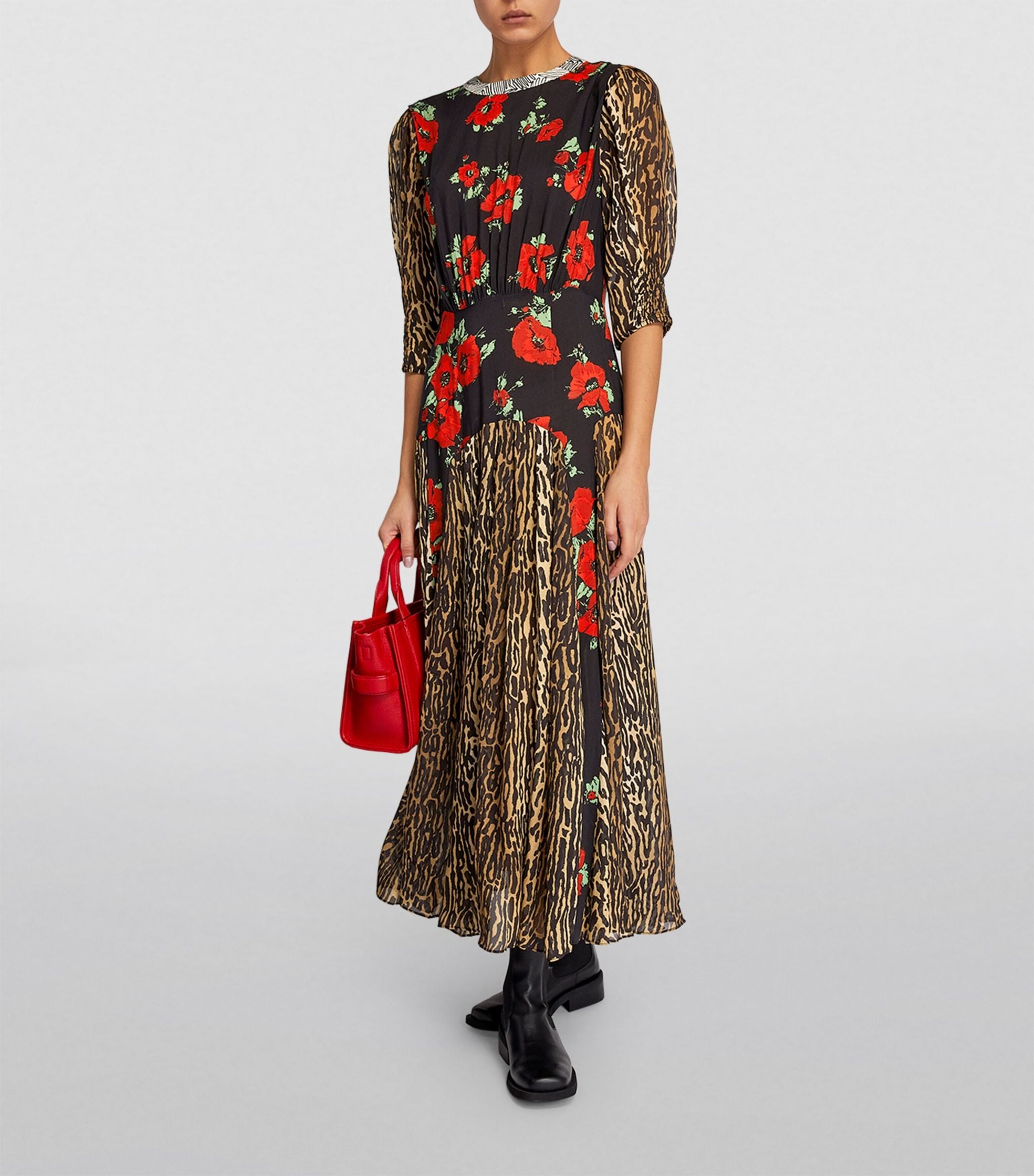 Printed Meg Midi Dress GOODS Harrods   