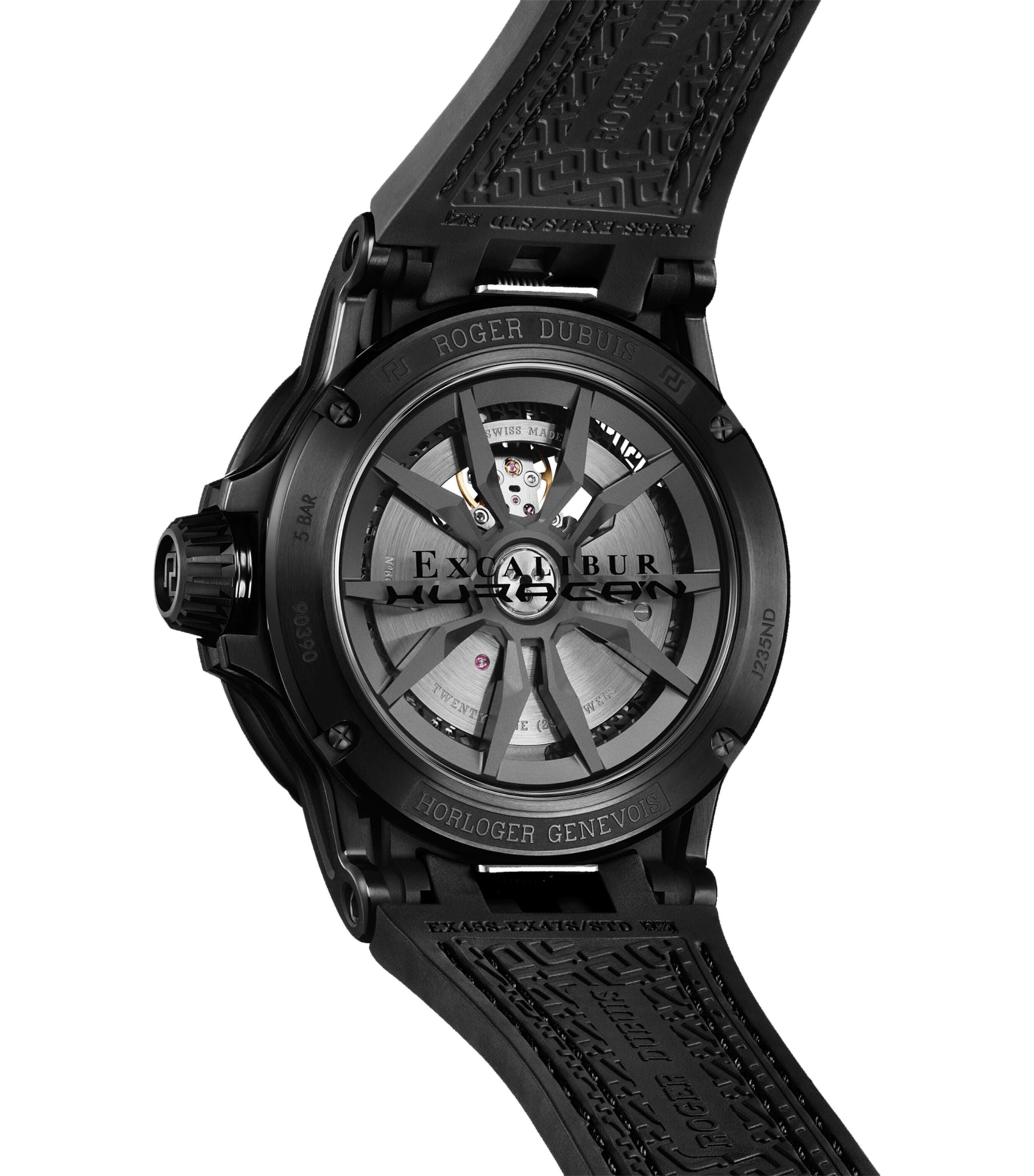 Titanium Excalibur Huracan Watch 45mm GOODS Harrods   