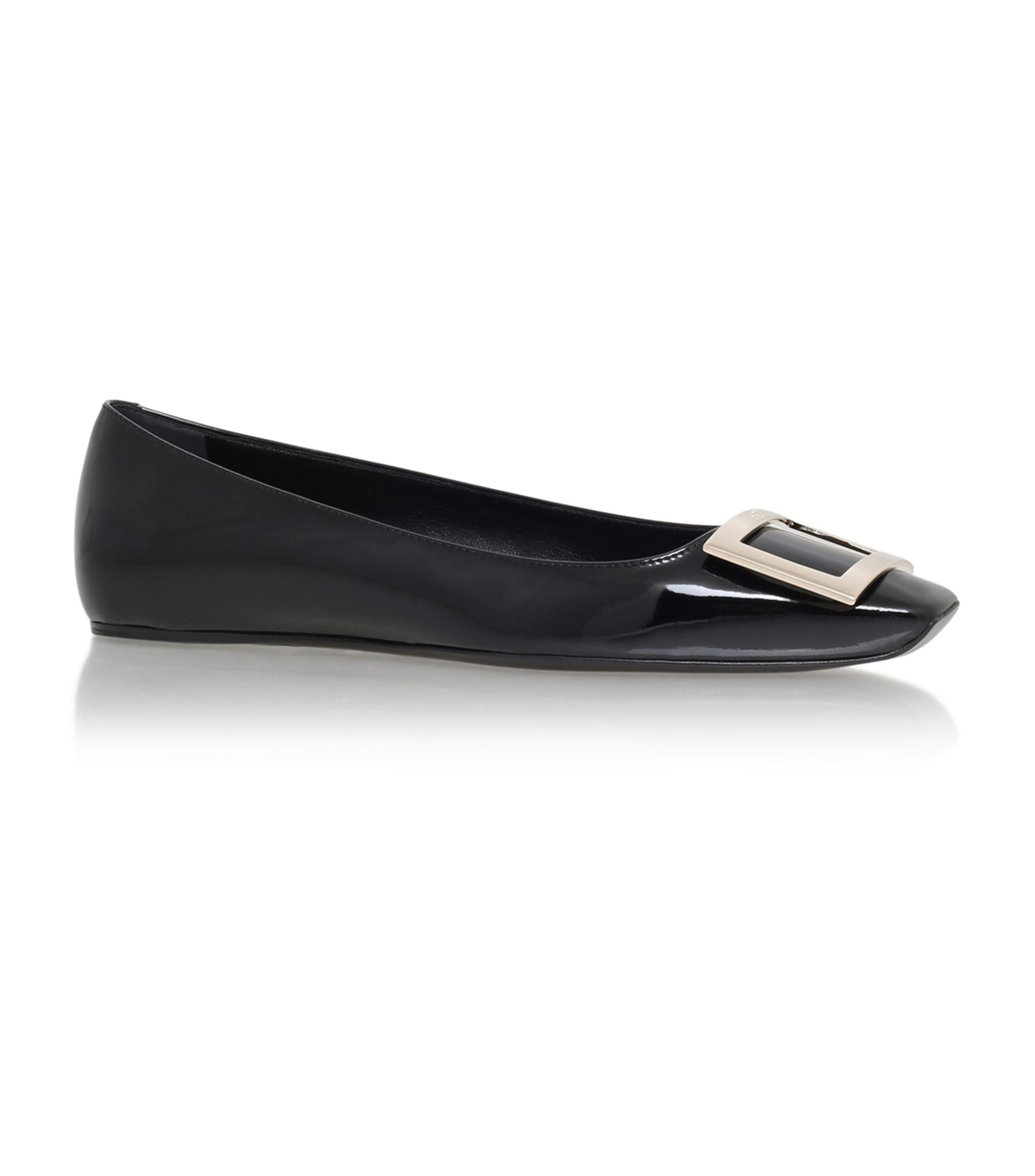 Patent Quadrata Trompette Ballet Flats GOODS Harrods   