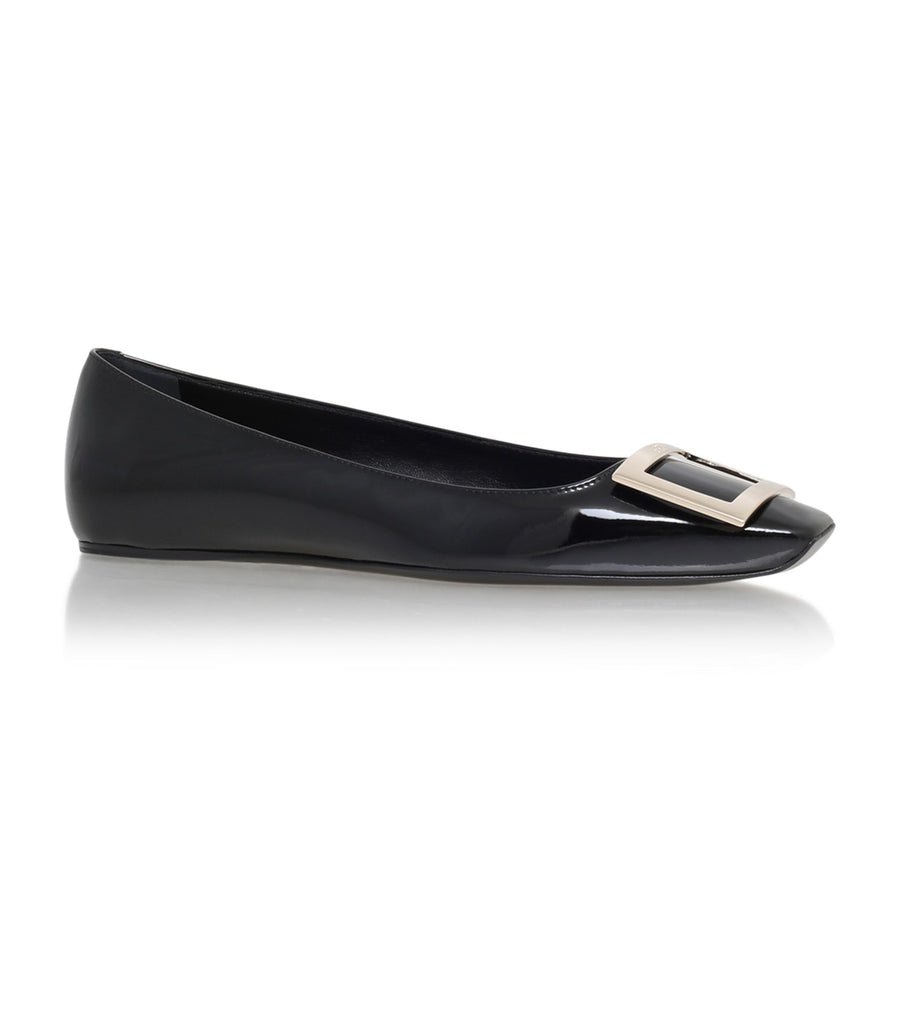 Patent Quadrata Trompette Ballet Flats