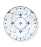 Blue Fluted Half Lace Deep Plate (24cm) GOODS Harrods   