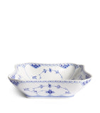 Blue Fluted Half Lace Square Bowl (21cm) GOODS Harrods   