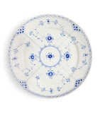 BLUE FLUTED HL PLATE 22CM GOODS Harrods   