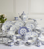 BLUE FLUTED HL SUGAR BOWL & COVER 20CL GOODS Harrods   