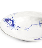 Blue Fluted Mega Deep Plate (21cm) GOODS Harrods   