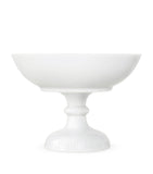 White Fluted Bowl on Foot (21cm) GOODS Harrods   