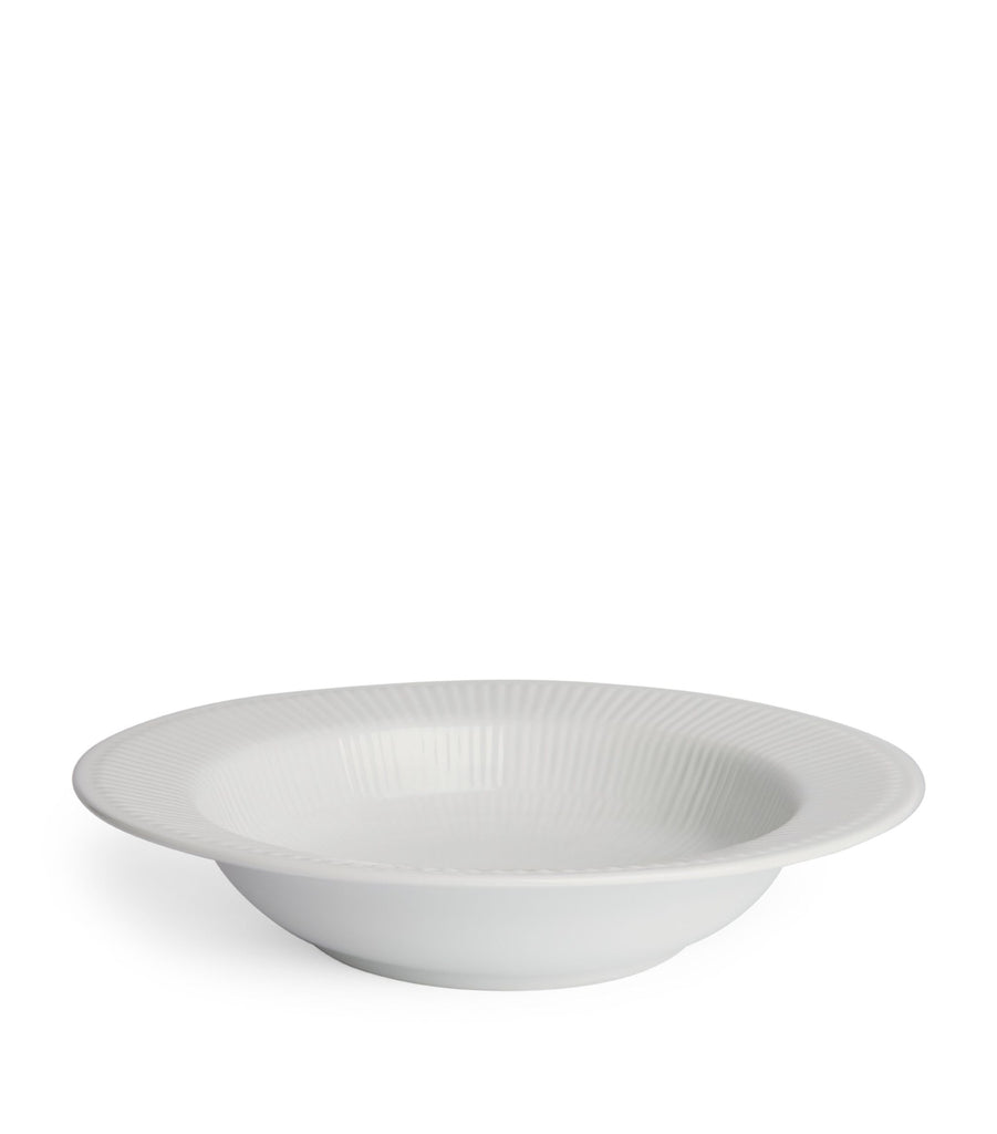 White Fluted Deep Plate (30cm)