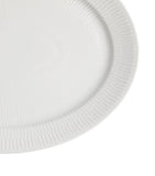 White Fluted Oval Dish (34cm x 27.5cm) GOODS Harrods   