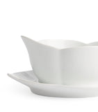 White Fluted Sauce Boat (550ml) GOODS Harrods   