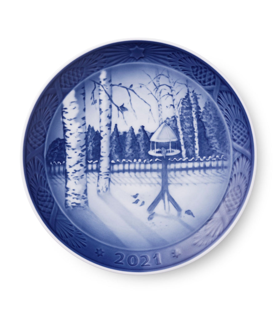 Winter in the Garden Christmas Plate (18cm)