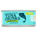 Sainsbury's Tuna Chunks In Olive Oil 160g Fish Sainsburys   